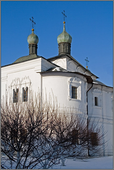 Таганский. Новоспасский монастырь. Церковь Покрова Пресвятой Богородицы. фасады