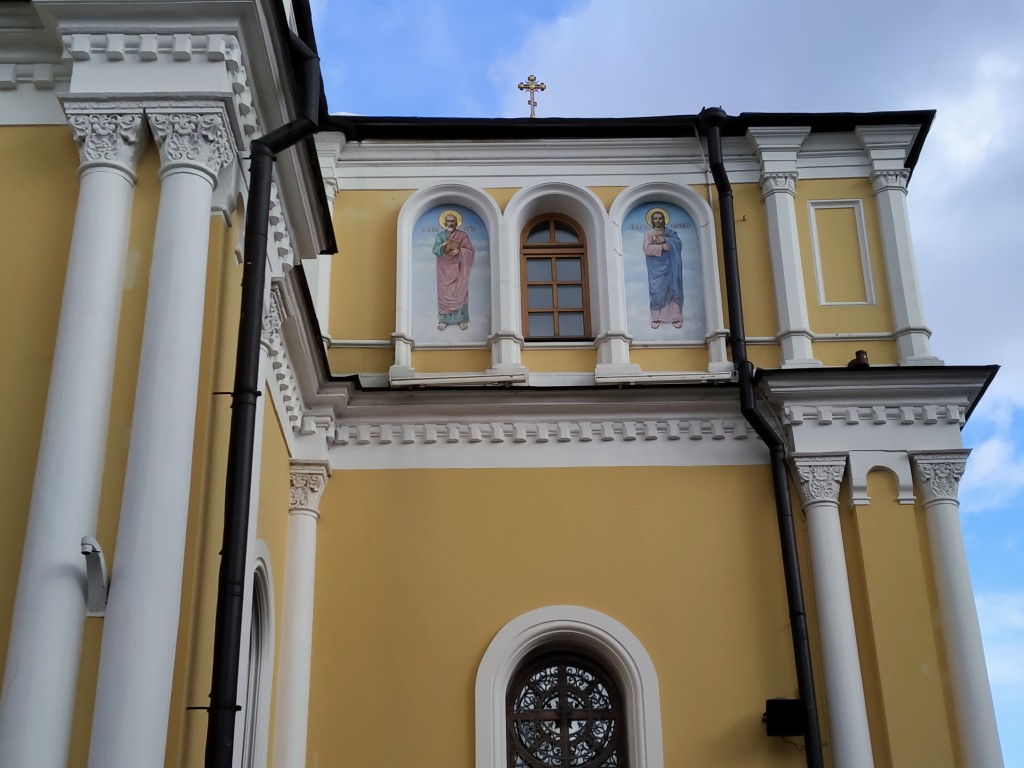 Таганский. Покровский женский монастырь. Церковь Воскресения Словущего. архитектурные детали