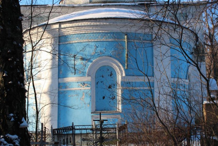 Церковь Преображения Господня, Спас-Суходрев (Малоярославецкий район, Калужская область). архитектурные детали, Апсида