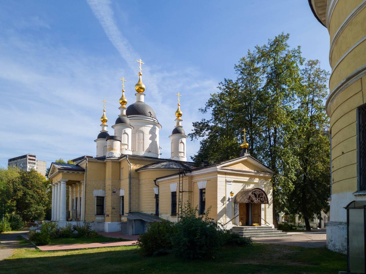 Церковь Введения во храм Пресвятой Богородицы у Салтыкова моста, Лефортово (Юго-Восточный административный округ (ЮВАО), г. Москва). фасады