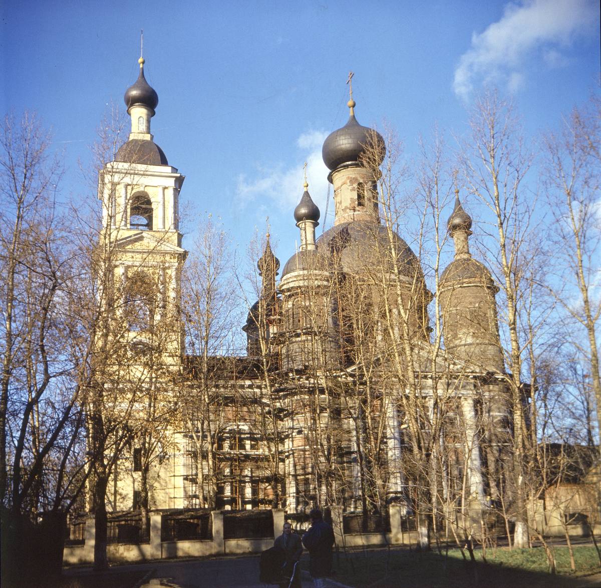 фасады. Церковь Троицы Живоначальной у Салтыкова моста, Лефортово (Юго-Восточный административный округ (ЮВАО), г. Москва)