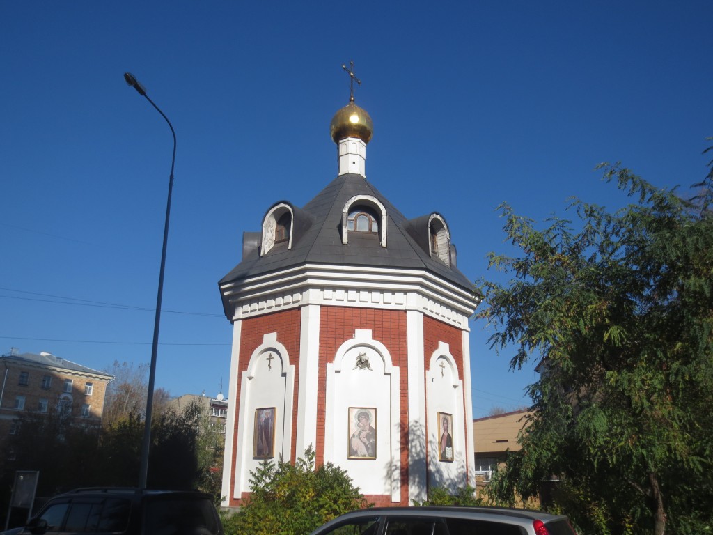 Богородское. Часовня Георгия Победоносца при Управлении Центрального округа Национальной гвардии. фасады