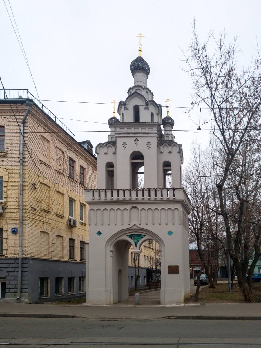 Екатерины Федосеевского согласия, колокольня церкви, Басманный (Центральный административный округ (ЦАО), г. Москва). фасады