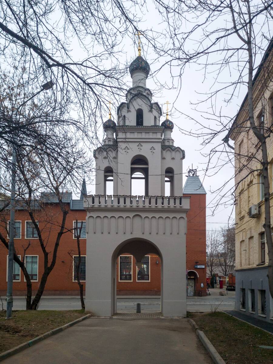 Екатерины Федосеевского согласия, колокольня церкви, Басманный (Центральный административный округ (ЦАО), г. Москва). фасады
