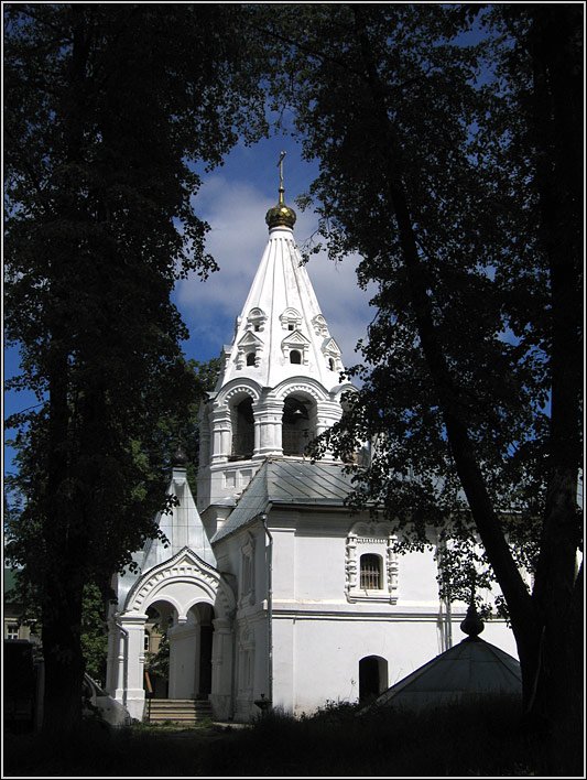 Лукианова мужская пустынь. Церковь Богоявления Господня, Лукьянцево (Александровский район, Владимирская область). фасады