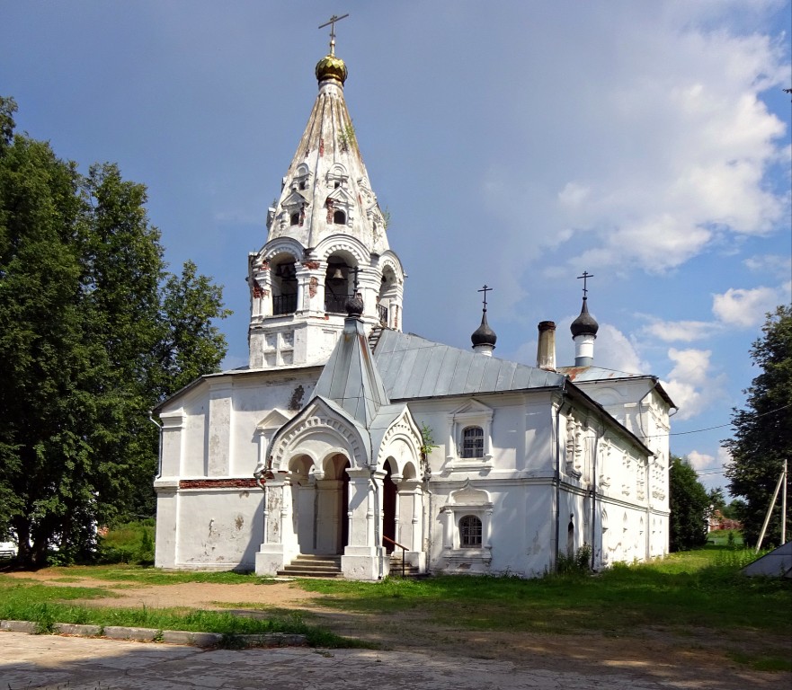 Лукианова мужская пустынь. Церковь Богоявления Господня, Лукьянцево (Александровский район, Владимирская область). фасады