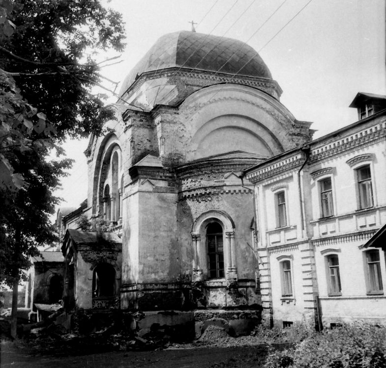 Тихонова пустынь. Церковь Николая Чудотворца, Льва Толстого, село (Дзержинский район, Калужская область). фасады