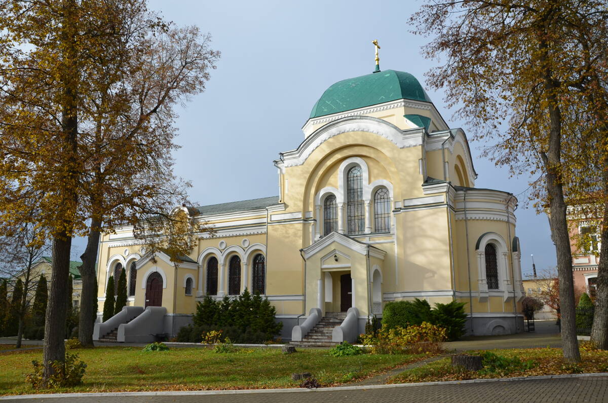 Тихонова пустынь. Церковь Николая Чудотворца, Льва Толстого, село (Дзержинский район, Калужская область). фасады