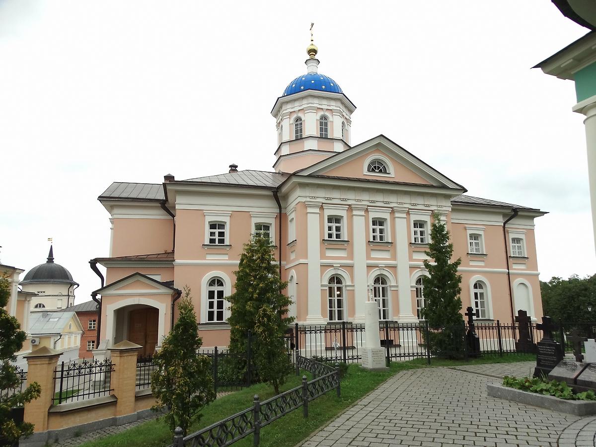 фасады. Оптина Пустынь. Церковь Марии Египетской и Анны Праведной, Козельск (Оптино) (Козельский район, Калужская область)