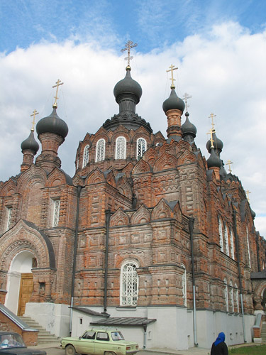 Казанская Амвросиевская пустынь. Собор Казанской иконы Божией Матери, Старое Шамордино (Козельский район, Калужская область). архитектурные детали
