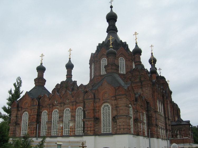 Старое Шамордино. Казанская Амвросиевская пустынь. Собор Казанской иконы Божией Матери. фасады