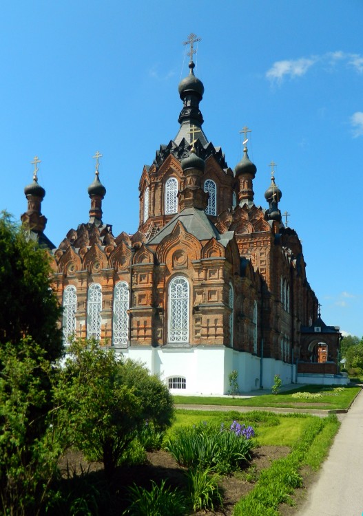 Старое Шамордино. Казанская Амвросиевская пустынь. Собор Казанской иконы Божией Матери. фасады