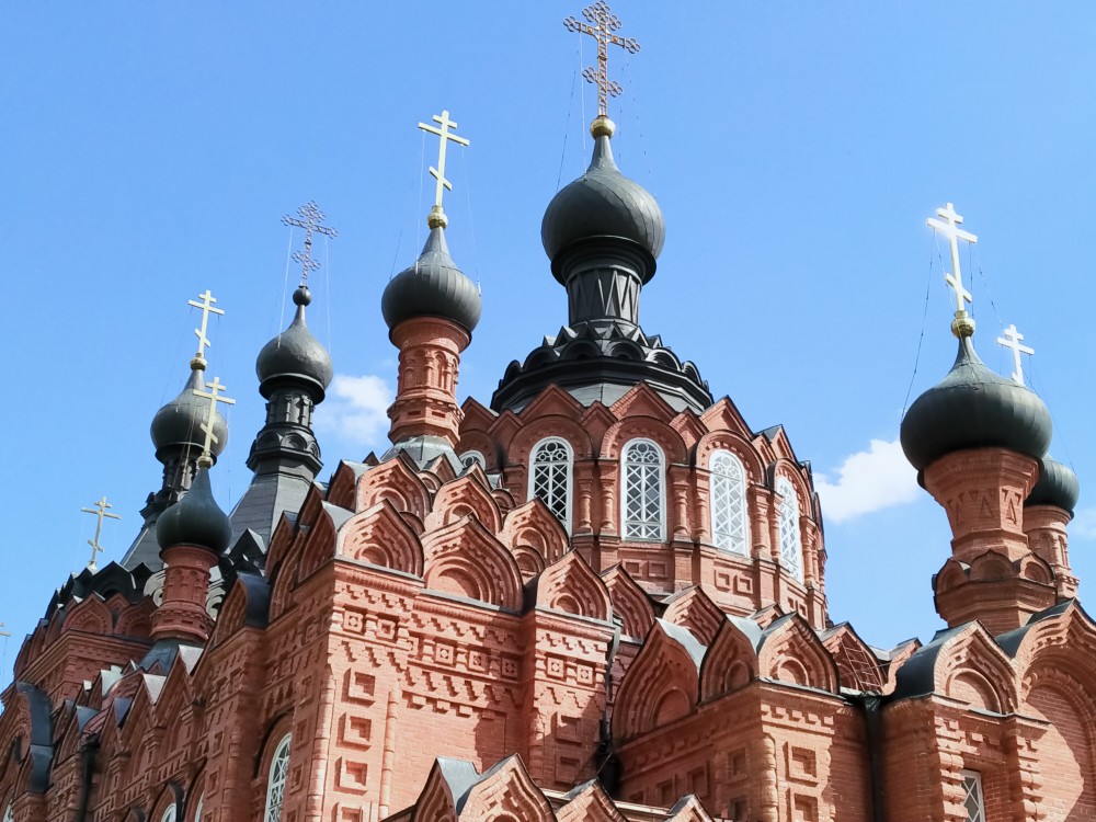 Казанская Амвросиевская пустынь. Собор Казанской иконы Божией Матери, Старое Шамордино (Козельский район, Калужская область). архитектурные детали