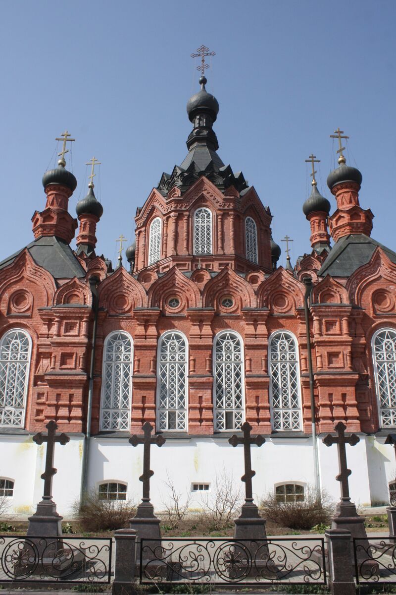 Старое Шамордино. Казанская Амвросиевская пустынь. Собор Казанской иконы Божией Матери. архитектурные детали