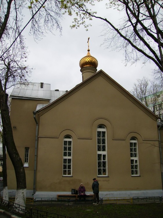 Домовая церковь Воскресения Словущего при Городской клинической больнице № 29, Лефортово (Юго-Восточный административный округ (ЮВАО), г. Москва). фасады