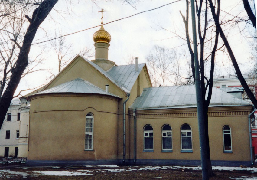 Домовая церковь Воскресения Словущего при Городской клинической больнице № 29, Лефортово (Юго-Восточный административный округ (ЮВАО), г. Москва). фасады