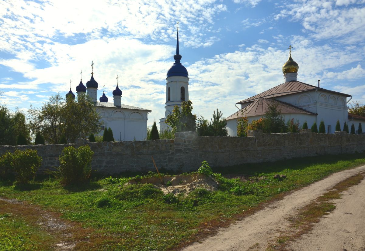 Гремячево. Лихвинский Успенский Гремячев монастырь. фасады, Вид с северо-востока