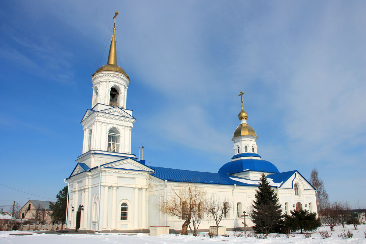 Церковь Казанской иконы Божией Матери, Новая Усмань (Новоусманский район, Воронежская область). фасады, Вид с ул. Свободы