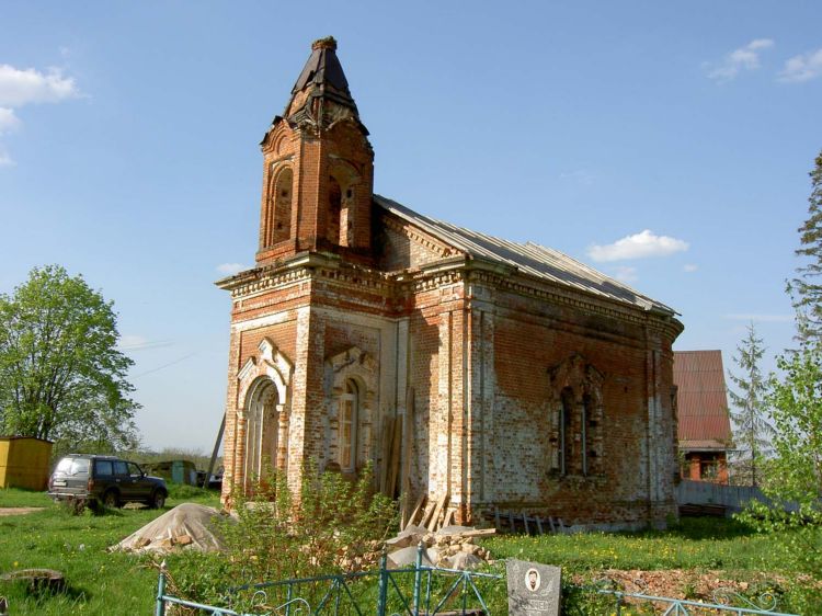 Костино. Церковь Воздвижения Креста Господня. фасады