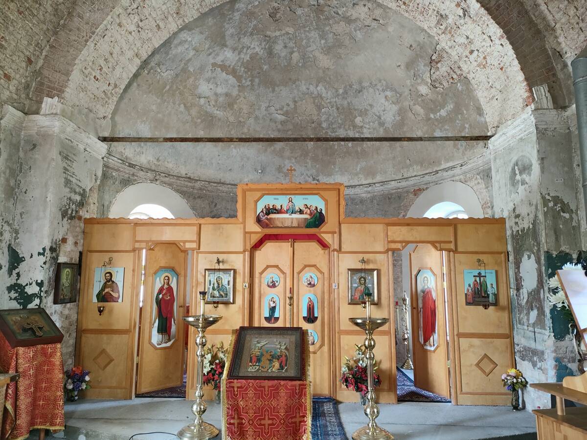Церковь Воздвижения Креста Господня, Костино (Рузский городской округ, Московская область). интерьер и убранство