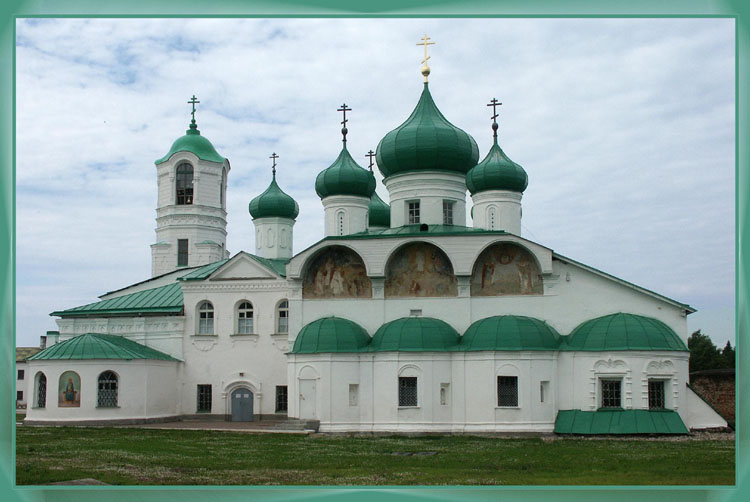 Старая Слобода. Александро-Свирский монастырь. Собор Спаса Преображения. фасады