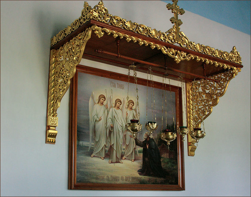 Александро-Свирский монастырь. Часовня Троицы Живоначальной, Старая Слобода (Лодейнопольский район, Ленинградская область). интерьер и убранство