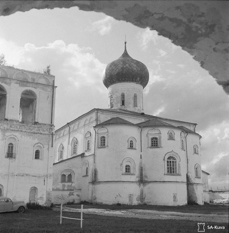 Александро-Свирский монастырь. Собор Троицы Живоначальной, Старая Слобода (Лодейнопольский район, Ленинградская область). архивная фотография, Фото из Архива финских вооруженных сил SA-kuva