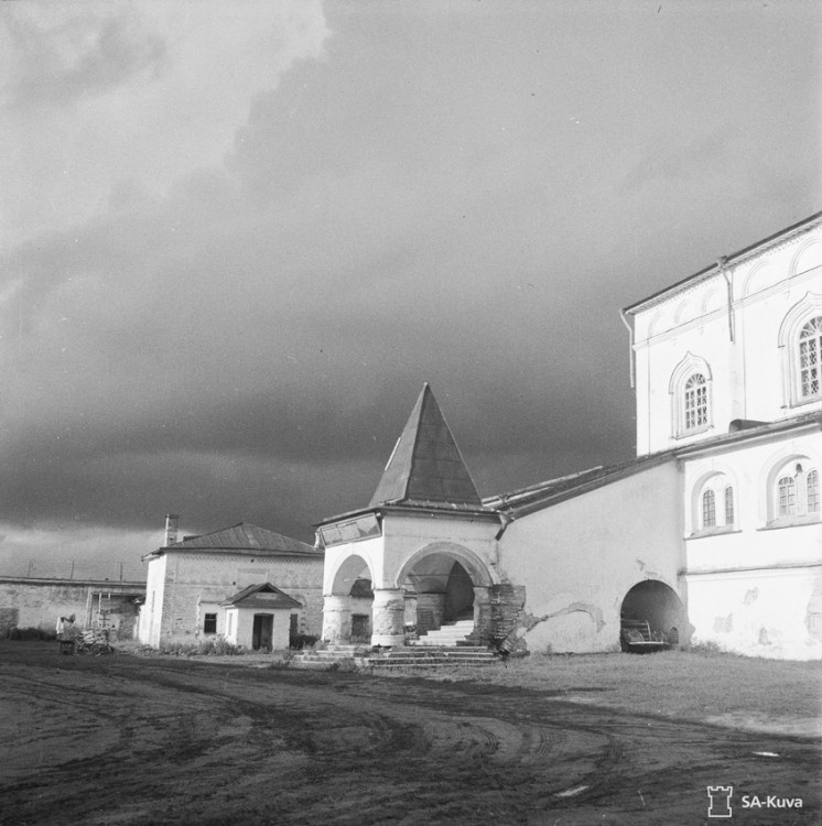 Александро-Свирский монастырь. Собор Троицы Живоначальной, Старая Слобода (Лодейнопольский район, Ленинградская область). архивная фотография, Фото из Архива финских вооруженных сил SA-kuva
