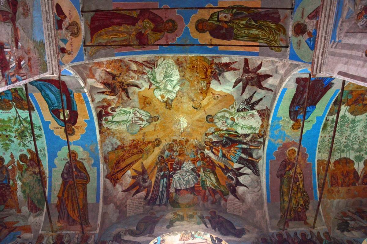 интерьер и убранство. Александро-Свирский монастырь. Собор Троицы Живоначальной, Старая Слобода (Лодейнопольский район, Ленинградская область)