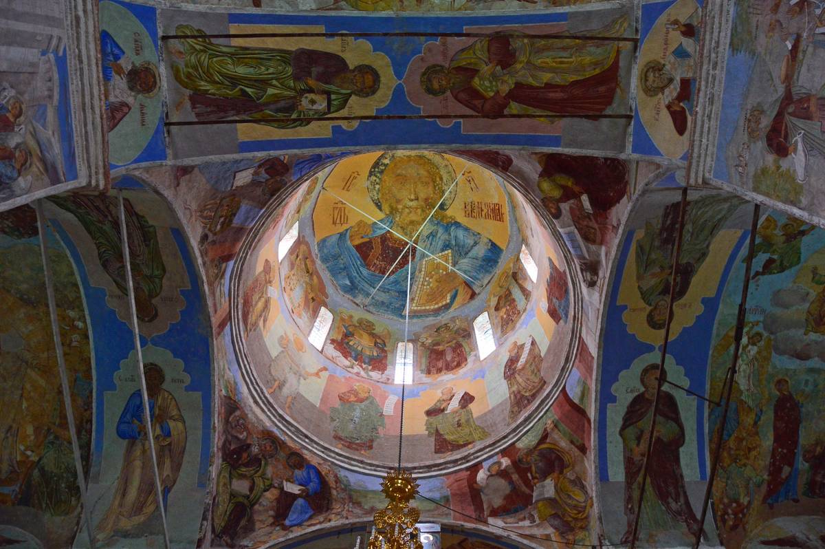 интерьер и убранство. Александро-Свирский монастырь. Собор Троицы Живоначальной, Старая Слобода (Лодейнопольский район, Ленинградская область)