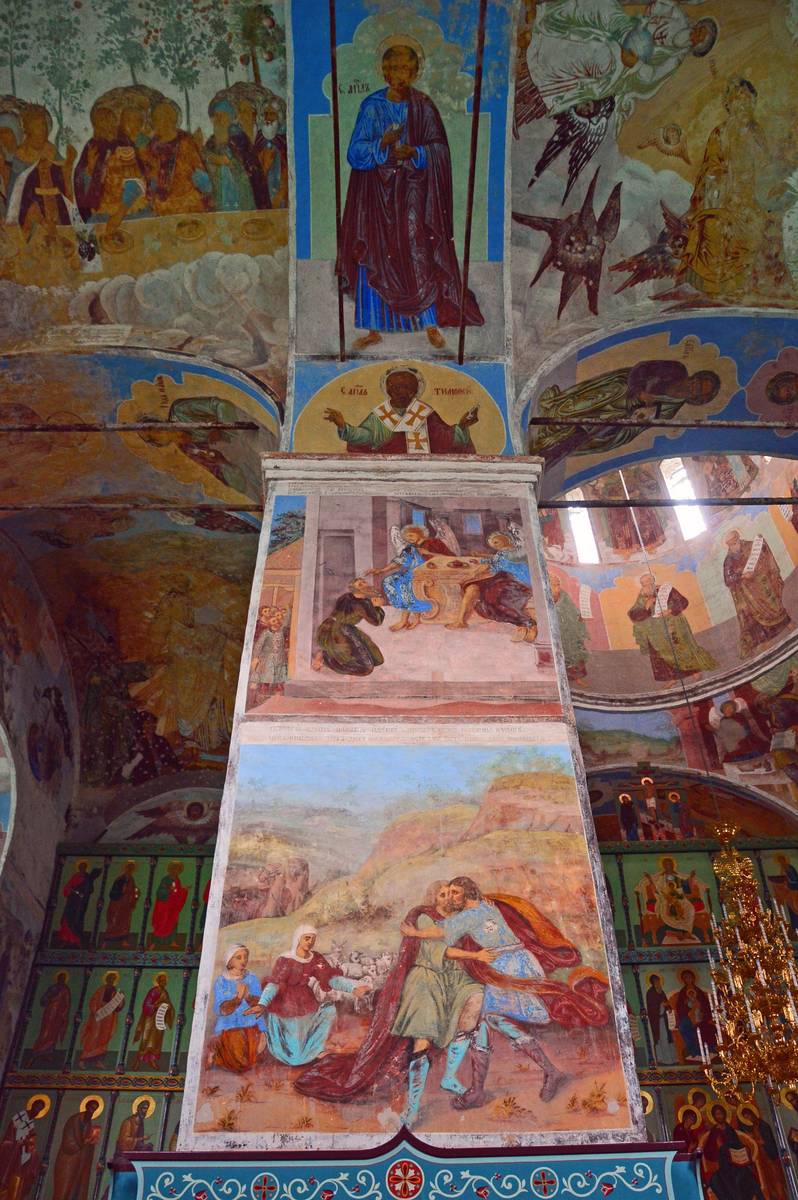 интерьер и убранство. Александро-Свирский монастырь. Собор Троицы Живоначальной, Старая Слобода (Лодейнопольский район, Ленинградская область)