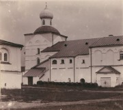 Александро-Свирский монастырь. Церковь Покрова Пресвятой Богородицы, Фотография С.М. Прокудина-Горского, 1909 год. Источник - сайт проекта "Наследие Прокудина-Горского"<br>, Старая Слобода, Лодейнопольский район, Ленинградская область