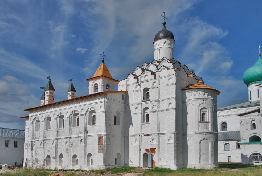 Александро-Свирский монастырь. Церковь Покрова Пресвятой Богородицы, Старая Слобода (Лодейнопольский район, Ленинградская область). фасады