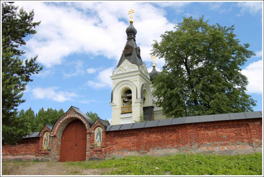 Коневец, остров. Рождества Пресвятой Богородицы Коневский монастырь. Коневский скит. Церковь Коневской иконы Божией Матери. архитектурные детали