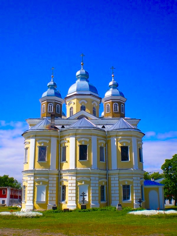 Рождества Пресвятой Богородицы Коневский монастырь. Собор Рождества Пресвятой Богородицы, Коневец, остров (Приозерский район, Ленинградская область). фасады