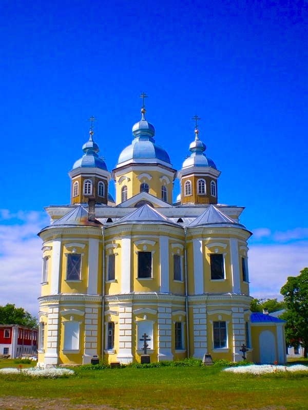 Коневец, остров. Рождества Пресвятой Богородицы Коневский монастырь. Собор Рождества Пресвятой Богородицы. фасады