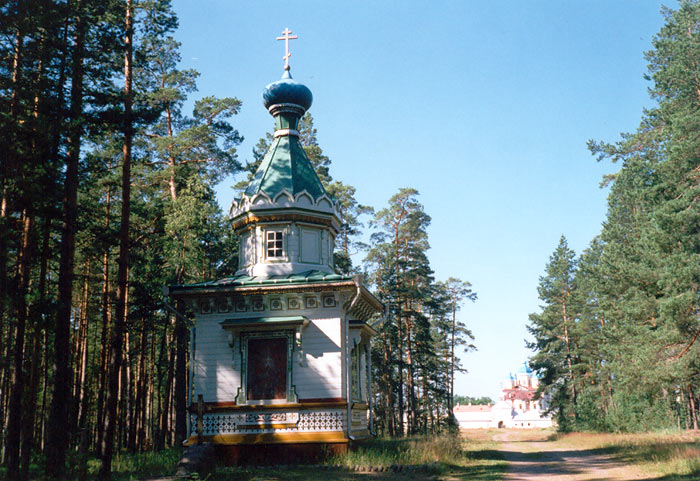 Коневец, остров. Рождества Пресвятой Богородицы Коневский монастырь. Часовня Успения Пресвятой Богородицы. фасады