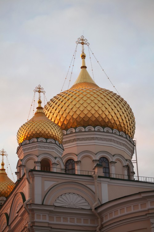 Московский район. Воскресенский Новодевичий Монастырь. Собор Воскресения Христова. архитектурные детали