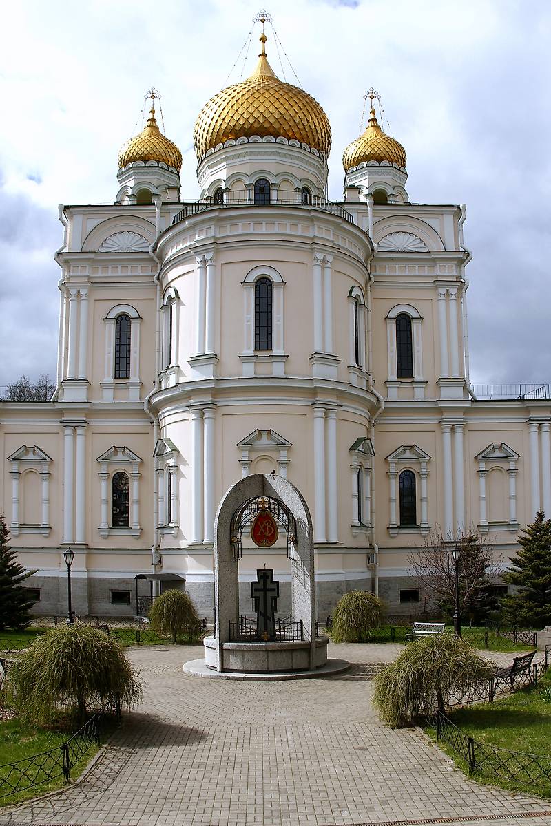Восточный фасад собора., фасады. Воскресенский Новодевичий монастырь. Собор Воскресения Христова, Московский район (Санкт-Петербург, г. Санкт-Петербург)