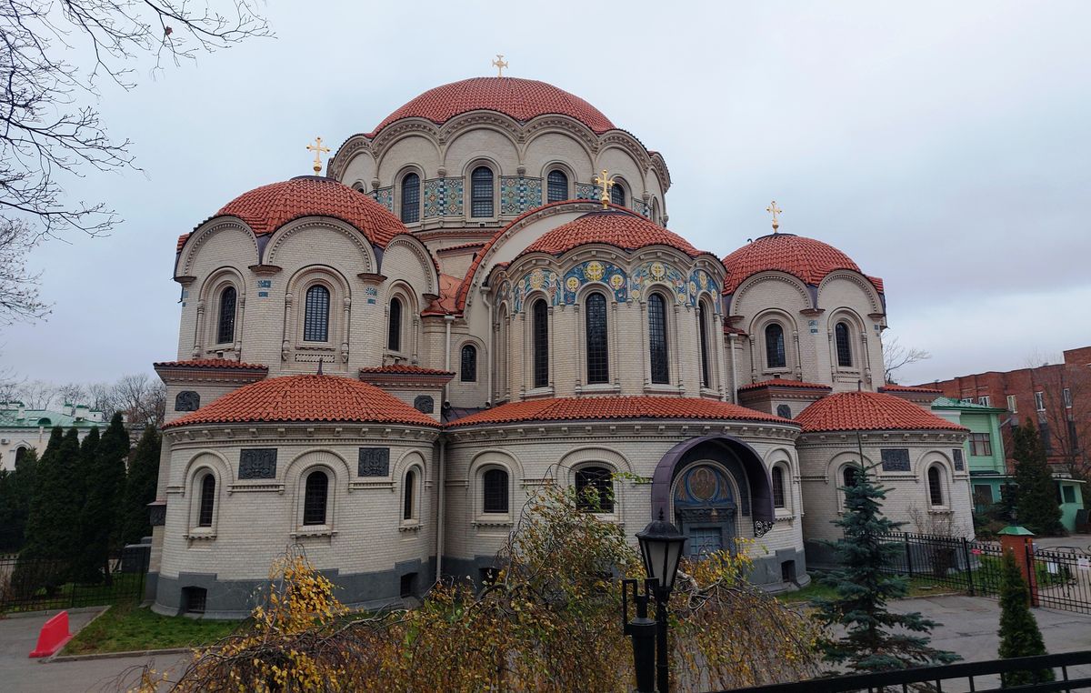 фасады. Воскресенский Новодевичий монастырь. Церковь Казанской иконы Божией Матери, Московский район (Санкт-Петербург, г. Санкт-Петербург)
