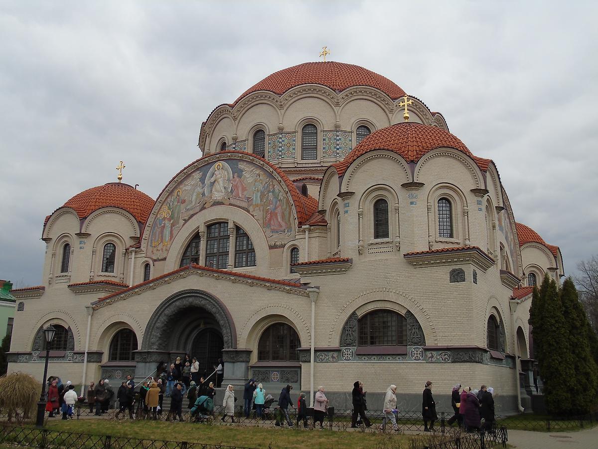 фасады. Воскресенский Новодевичий монастырь. Церковь Казанской иконы Божией Матери, Московский район (Санкт-Петербург, г. Санкт-Петербург)