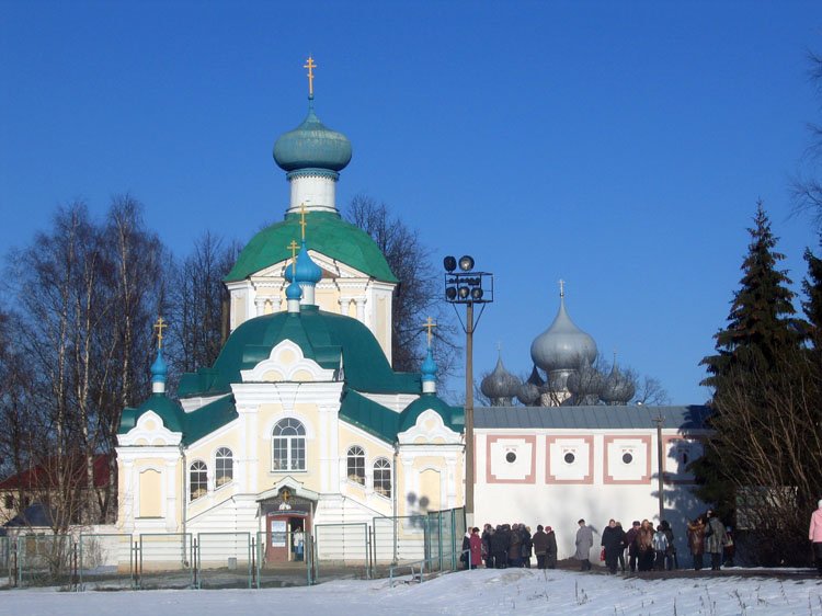 Тихвинский Богородице-Успенский мужской монастырь. Церковь Тихвинской иконы Божией Матери, Тихвин (Тихвинский район, Ленинградская область). фасады