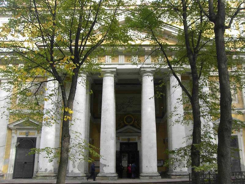 Троицкая Александро-Невская лавра. Собор Троицы Живоначальной, Центральный район (Санкт-Петербург, г. Санкт-Петербург). архитектурные детали, Троицкий собор. Западный портал