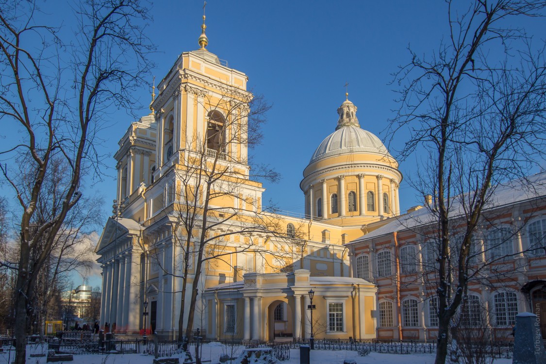 Троицкая Александро-Невская лавра. Собор Троицы Живоначальной, Центральный район (Санкт-Петербург, г. Санкт-Петербург). фасады