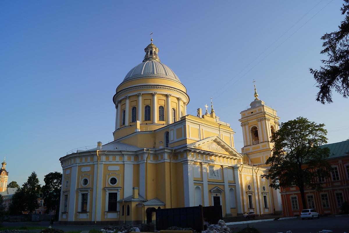фасады. Троицкая Александро-Невская лавра. Собор Троицы Живоначальной, Центральный район (Санкт-Петербург, г. Санкт-Петербург)