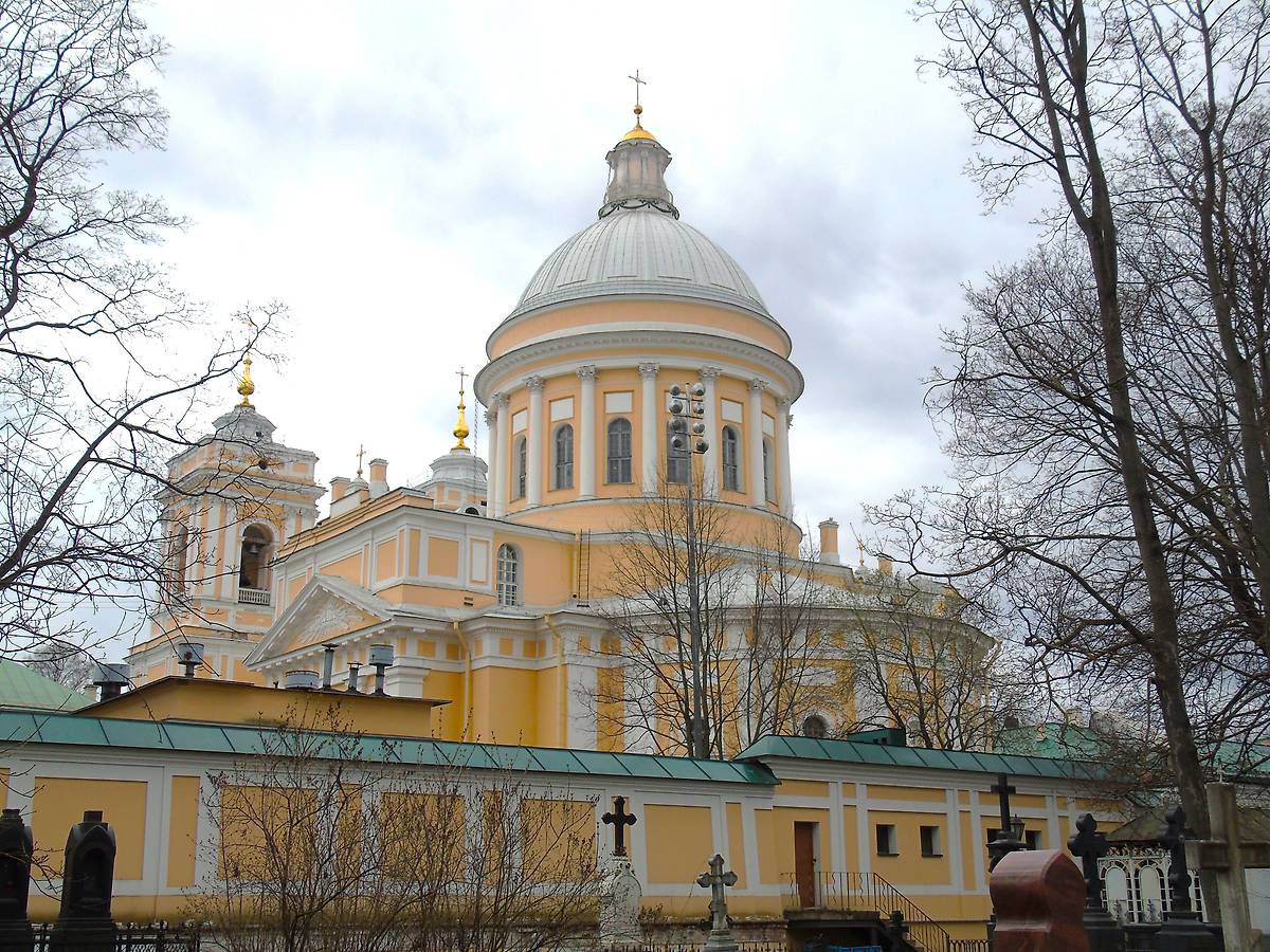 фасады. Троицкая Александро-Невская лавра. Собор Троицы Живоначальной, Центральный район (Санкт-Петербург, г. Санкт-Петербург)
