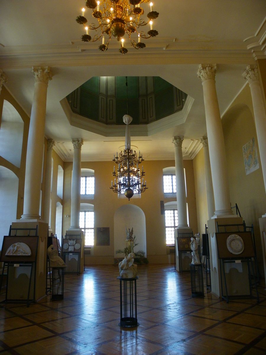 Троицкая Александро-Невская лавра. Церковь Благовещения Пресвятой Богородицы, Центральный район (Санкт-Петербург, г. Санкт-Петербург). интерьер и убранство, Интерьеры верхнего храма до возвращения Церкви