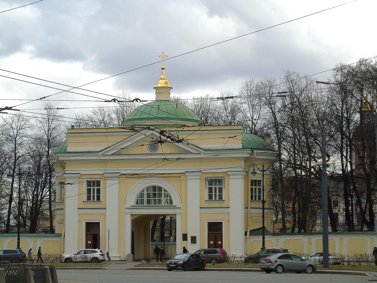 фасады. Троицкая Александро-Невская лавра. Церковь иконы Божией Матери "Всех скорбящих Радость", Центральный район (Санкт-Петербург, г. Санкт-Петербург)