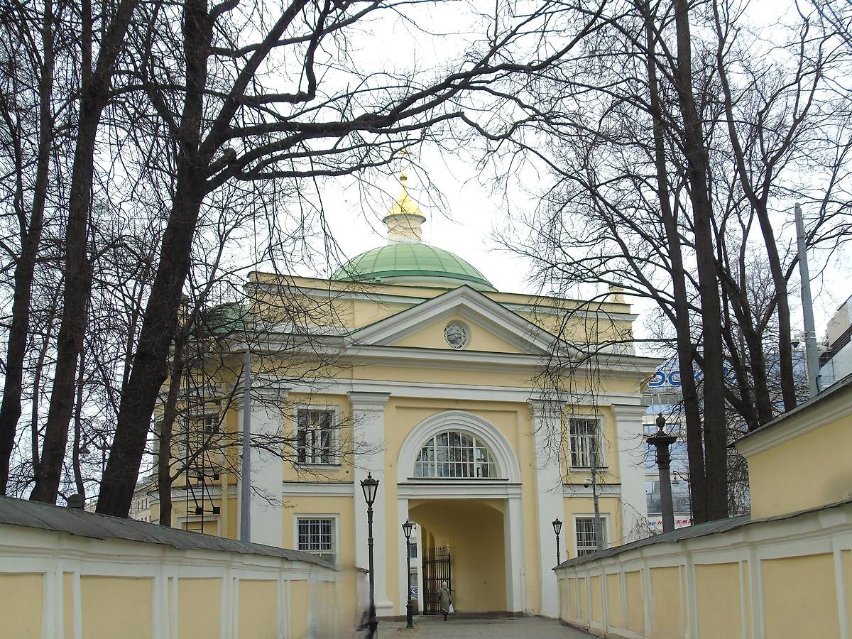фасады. Троицкая Александро-Невская лавра. Церковь иконы Божией Матери "Всех скорбящих Радость", Центральный район (Санкт-Петербург, г. Санкт-Петербург)