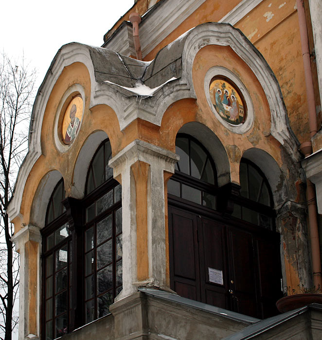 Троицкая Александро-Невская лавра. Церковь Николая Чудотворца, Центральный район (Санкт-Петербург, г. Санкт-Петербург). архитектурные детали, Элемент притвора